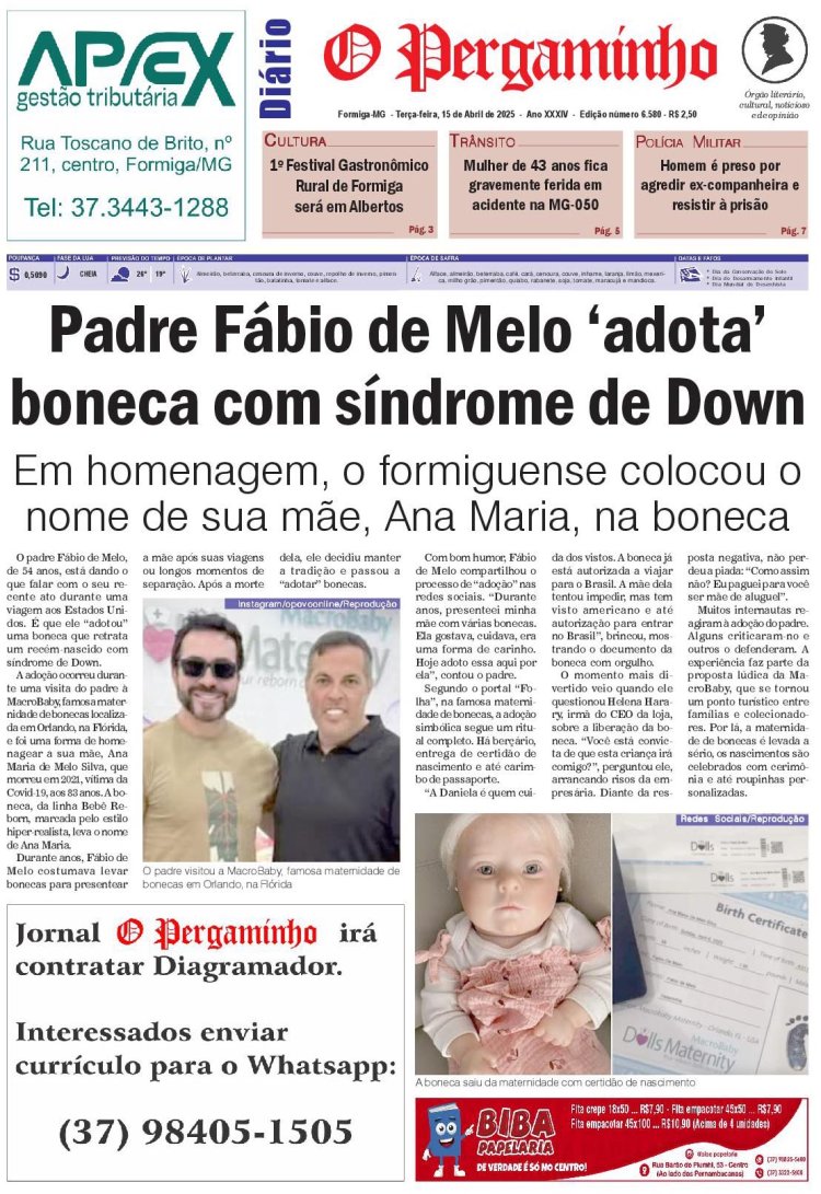 O Pergaminho 15/04/2025