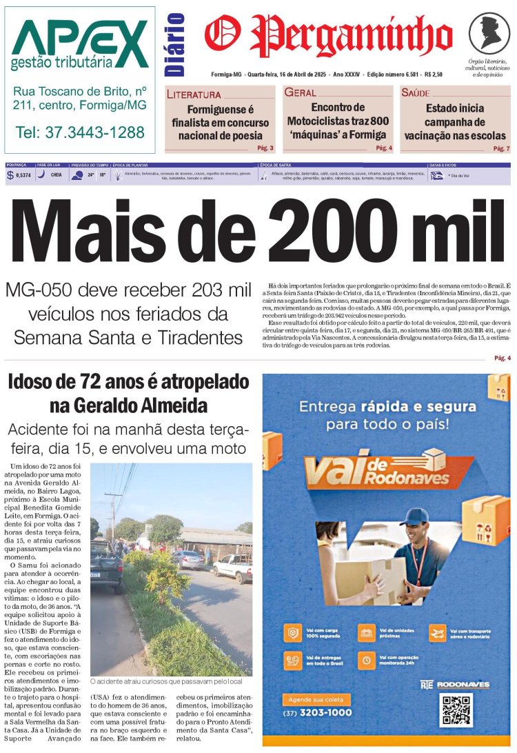 O Pergaminho 16/04/2025