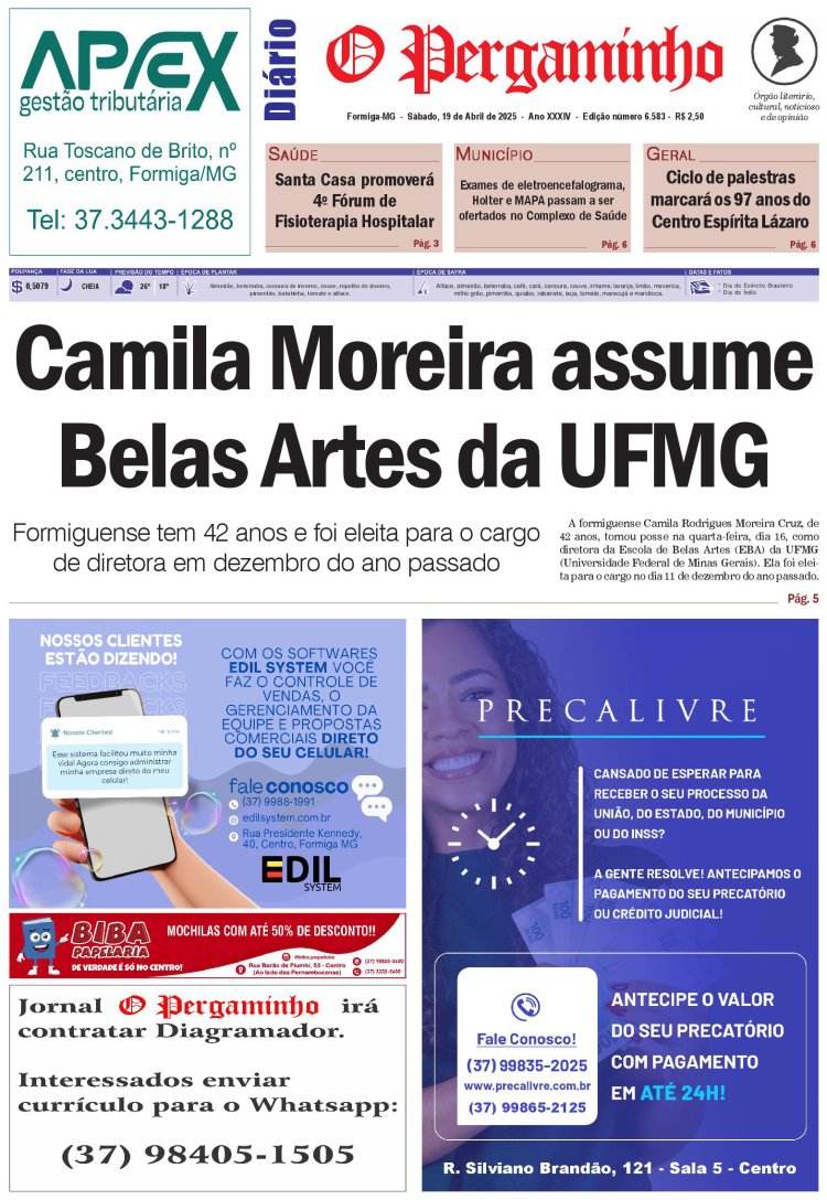O Pergaminho 19/04/2025