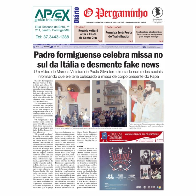 O Pergaminho 24/04/2025