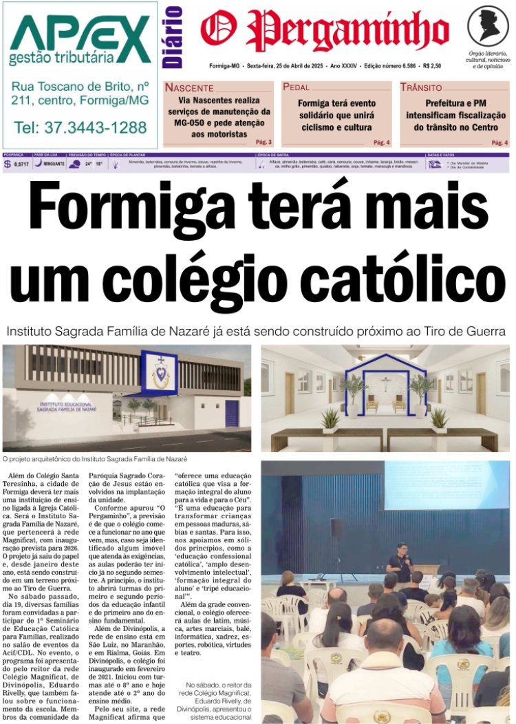O Pergaminho 25/04/2025
