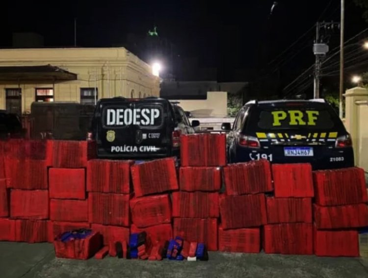Polícias Civil e Federal apreendem quase 1 tonelada de maconha em Formiga