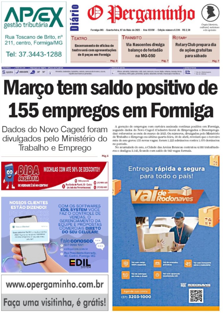 O Pergaminho 07/05/2025