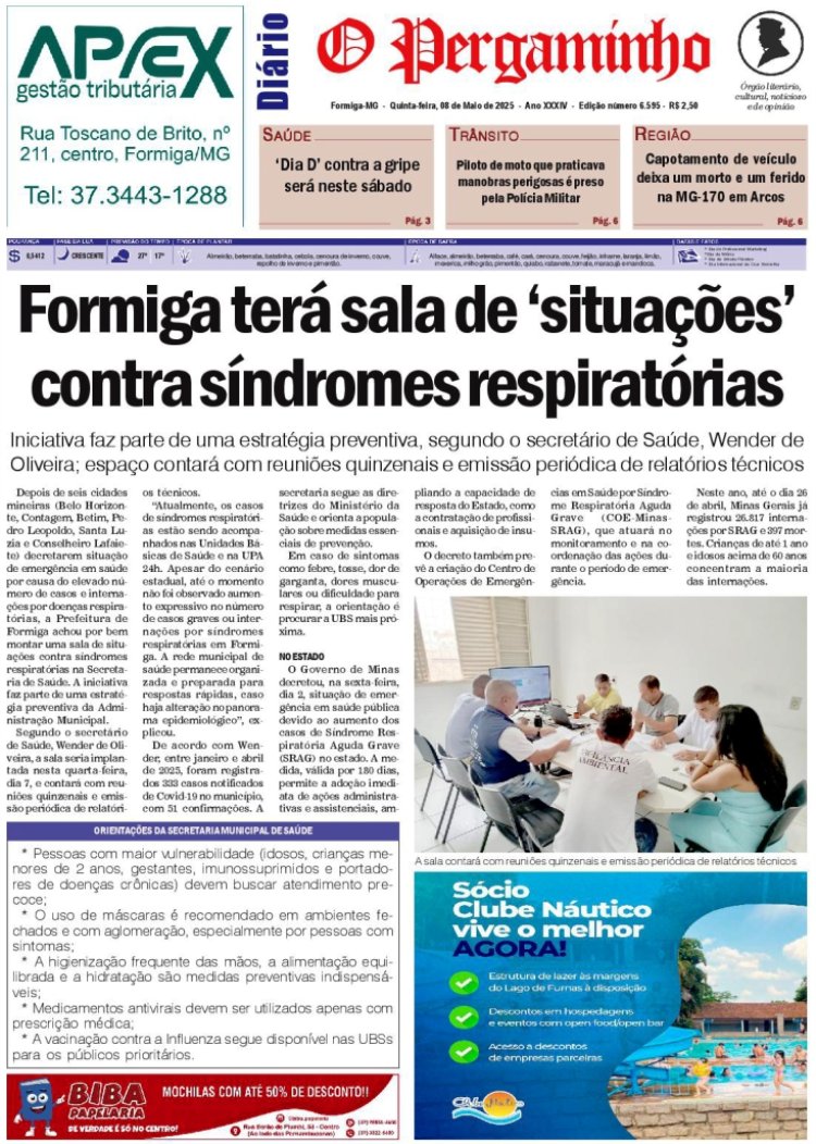 O Pergaminho 08/05/2025