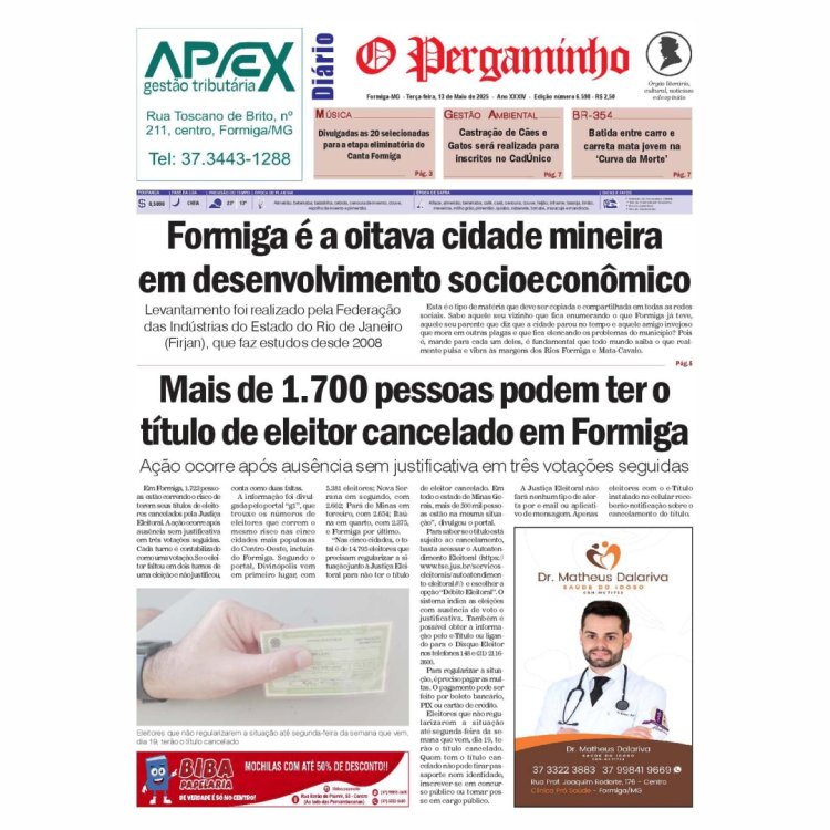 O Pergaminho 13/05/2025