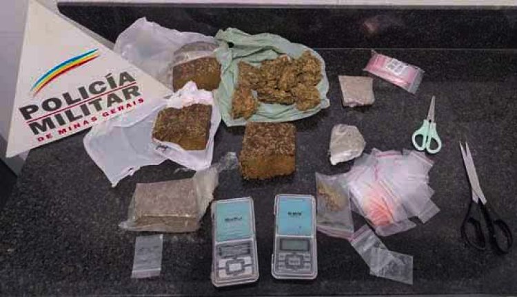 PM aborda veículo, prende 2 homens e apreende relevante quantidade de maconha