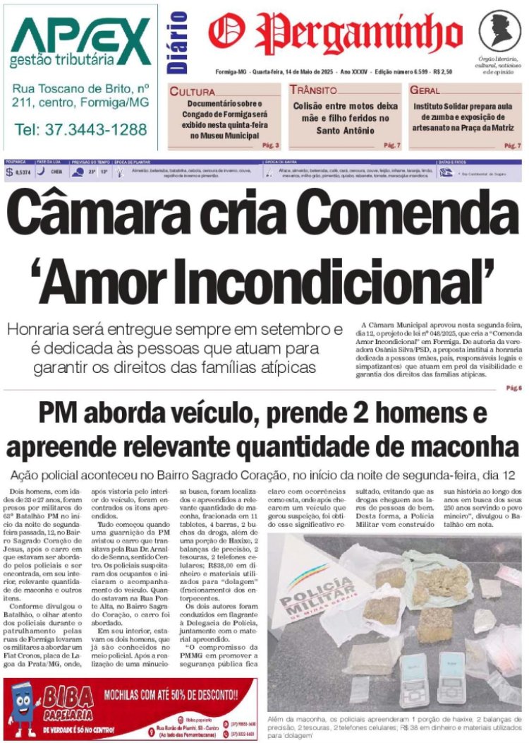 O Pergaminho 14/05/2025