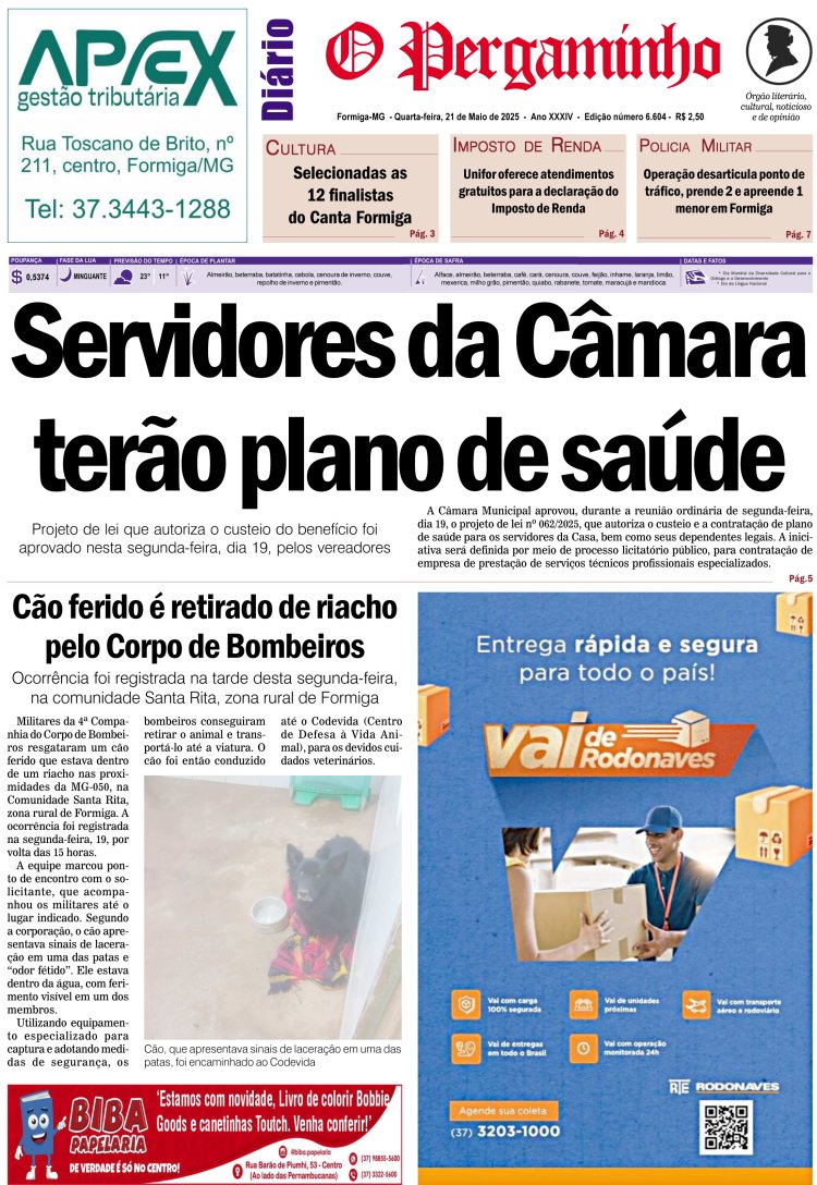 O Pergaminho 21/05/2025