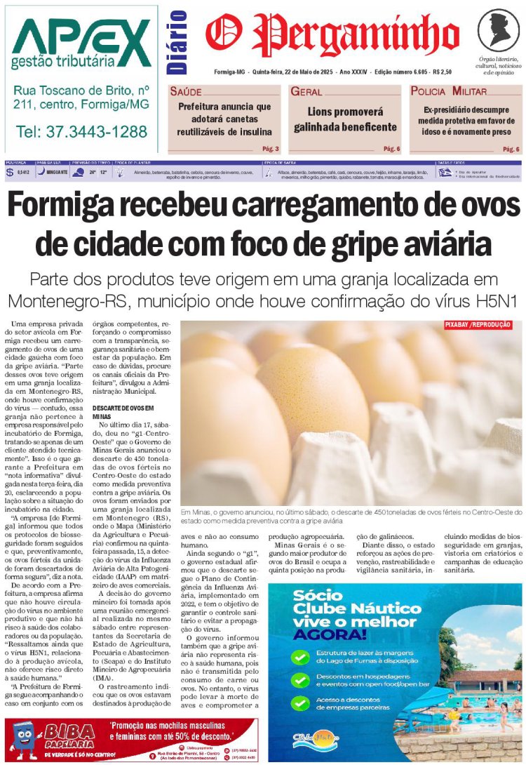O Pergaminho 22/05/2025