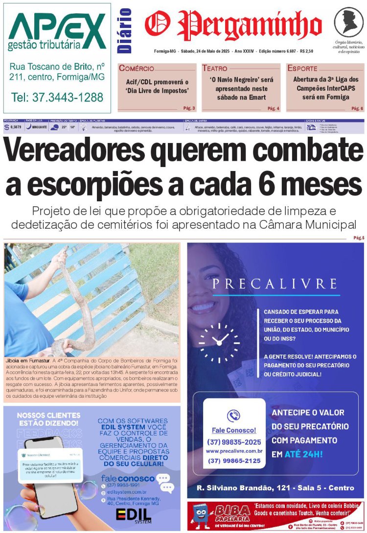 O Pergaminho 24/05/2025